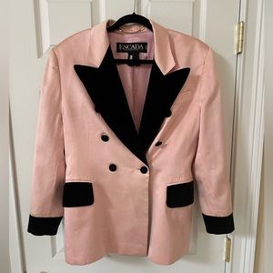 Vintage Escada pink satin jacket